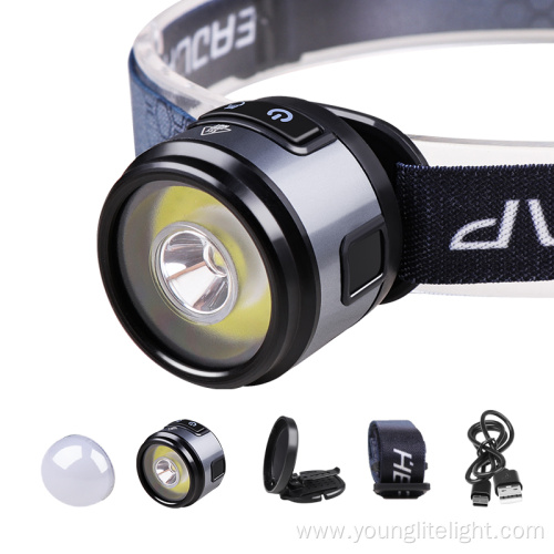 multifunction type-c charging magnetic headlamp hat light